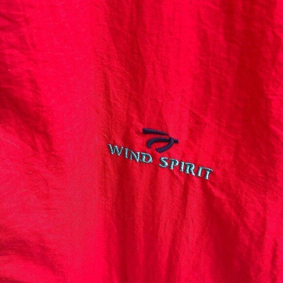 Gear for Sports Wind Spirit Sailing Windbreaker Jacket Size L Half Zip Red Flaw - Picture 3 of 11